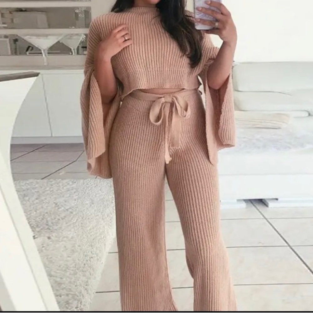 Knitted Two Piece Outfit
